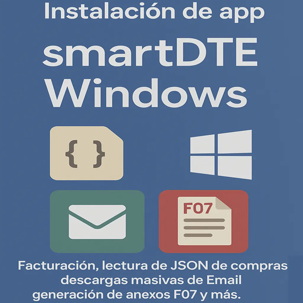 Instalación de app (smartDTE Windows)