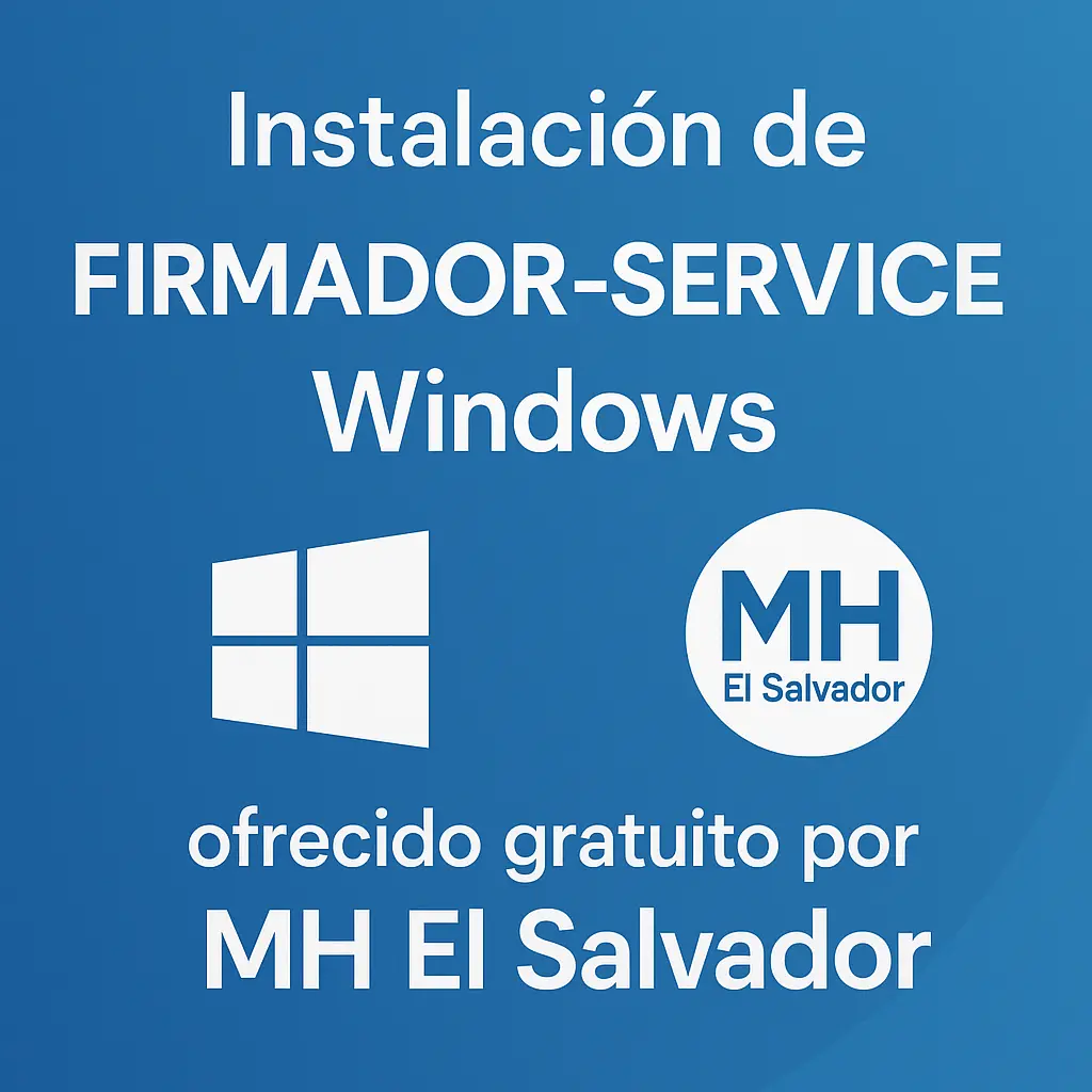 Instalación de (FIRMADOR-SERVICE Windows)