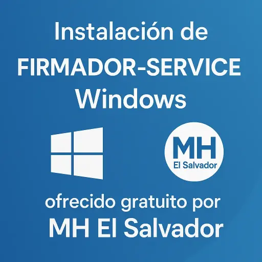 Instalación de (FIRMADOR-SERVICE Windows)